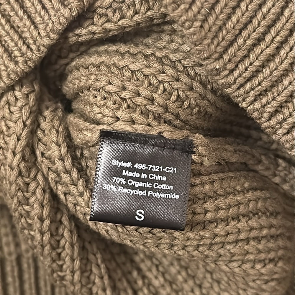NEW Jenni Kayne Cocoon Cotton Oversized Cardigan Sweater in Sage Green | size S - Picture 7 of 10